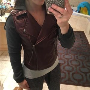 Jolt faux leather jacket